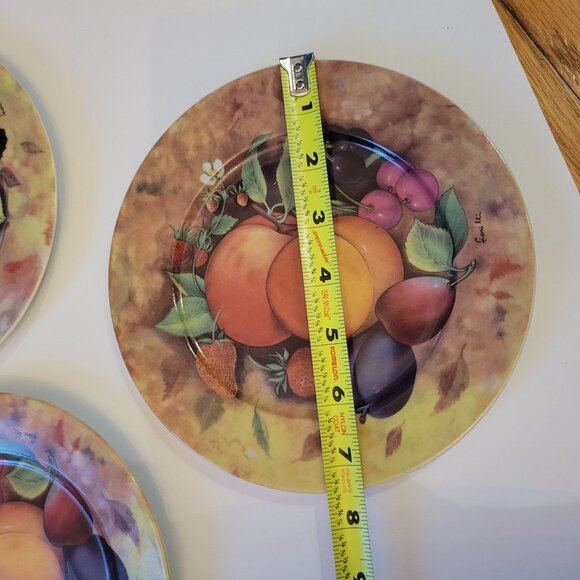 Set Of 5 St. Limoges Fruit-Themed Porcelain Plates Decorative Kitchenware - Picture 9 of 9